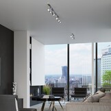 Deckenleuchte RING 4 chromg