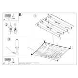 Deckenleuchte LUNA 2 weißg