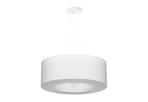 Kronleuchter SATURNO 50 weiß