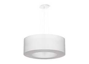 Kronleuchter SATURNO 50 weiß