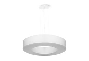 Kronleuchter SATURNO SLIM 50 weiß