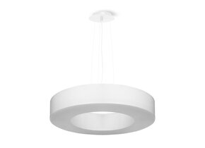 Kronleuchter SATURNO SLIM 50 weiß
