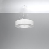 Kronleuchter SATURNO 70 weißg