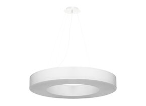 Kronleuchter SATURNO SLIM 70 weiß