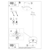 Kronleuchter SKALA 30 weißg