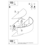 Wandleuchte SKALA weißg