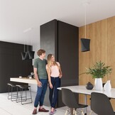 Kronleuchter BLUM 2 weißg