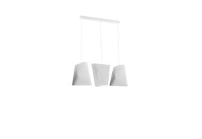 Kronleuchter BLUM 3 weiß