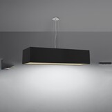 Kronleuchter SANTA 120 schwarzg