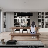 Kronleuchter SANTA 120 schwarzg