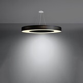 Kronleuchter SATURNO SLIM 90 schwarzg