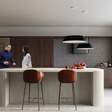 Deckenleuchte VEGA 70 schwarzg