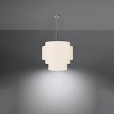 Kronleuchter REFLEXION 50 weißg