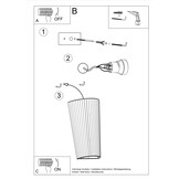 Wandleuchte Keramik LANAg
