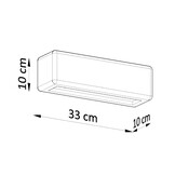 Wandleuchte Keramik SUBANIg