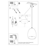 Keramische Pendelleuchte FLAWIUSZg