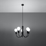 Kronleuchter PICCOLO 5 schwarzg