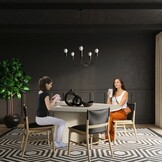 Kronleuchter PICCOLO 3 schwarzg