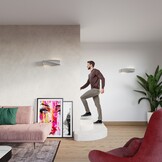 Wandleuchte Keramik SIGMA graug