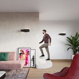 Wandleuchte Keramik SIGMA schwarzg