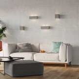 Wandleuchte Keramik LEO graug