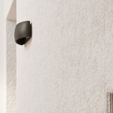 Wandleuchte Keramik PONTIUS schwarzg