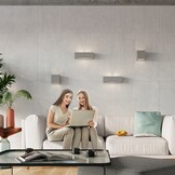 Wandleuchte Keramik VEGA graug