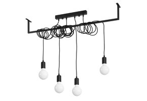 Kronleuchter SALAMANCA 4 schwarz