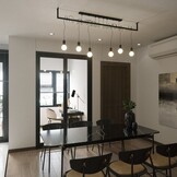 Kronleuchter SALAMANCA 4 schwarzg