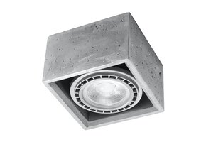 Deckenleuchte QUATRO 1 Beton