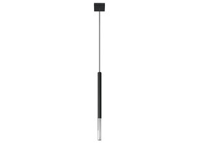 Hängeleuchte MOZAICA 1 schwarz/chrom