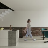 Hängeleuchte MOZAICA 3P schwarz/chromg