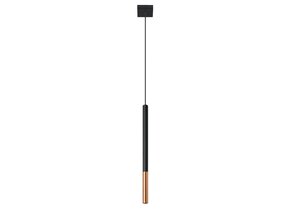 Hängeleuchte MOZAICA 1 schwarz/kupfer