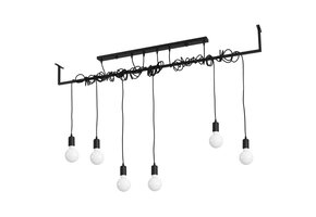 Kronleuchter SALAMANCA 6 schwarz