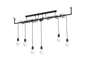 Kronleuchter SALAMANCA 6 schwarz