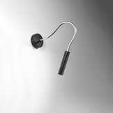 Wandleuchte AXIL schwarzg