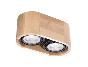 Deckenleuchte BASIC 2 Naturholz