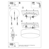 Deckenleuchte ARENA 55 weißg