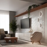 Wandleuchte SENSES weißg