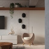 Wandleuchte SENSES schwarzg