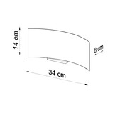 Wandleuchte MAGNUS schwarzg