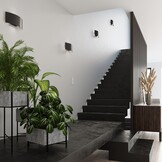 Wandleuchte MAGNUS schwarzg