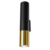 Wandleuchte LOOPEZ schwarz/goldg