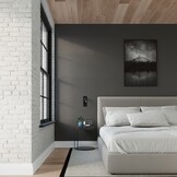 Wandleuchte ENIF schwarzg