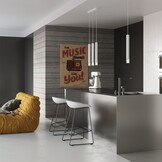 Hängeleuchte WEZYR 1 weißg