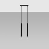 Hängeleuchte WEZYR 2 schwarzg