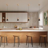 Hängeleuchte QUBIC schwarzg