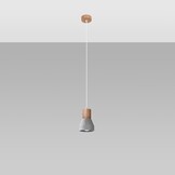 Hängeleuchte QUBIC graug