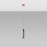 Hängeleuchte ZANE 1 graug