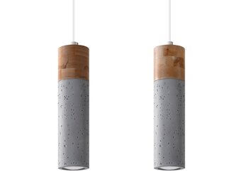 Hängeleuchte ZANE 2 grau